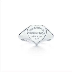 TIFFANY & CO. RING “if lost please return...”